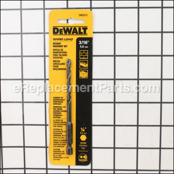 3/16-inch Shank Masonry Drill - DW2573:DeWALT