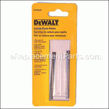 Carbide Replacement Blades - DW6658:DeWALT