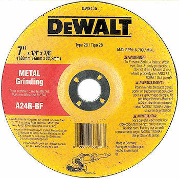 Grinding Wheel - 7-inch Diamet - DW8445:DeWALT