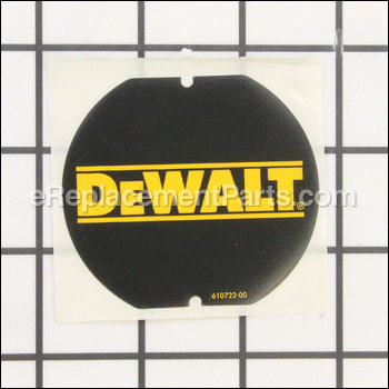 Label - 610722-00:DeWALT