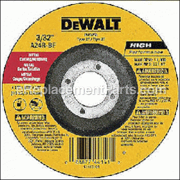 Grinding Wheel - 4-1/2-inch Di - DW8750:DeWALT