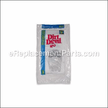 Type U Bag / 3 Pack - RO-920047:Dirt Devil