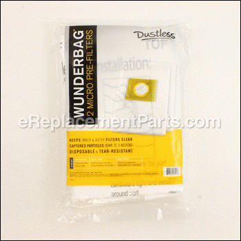 Wunderbag Micro Prefilter - 13141:Dustless Technologies