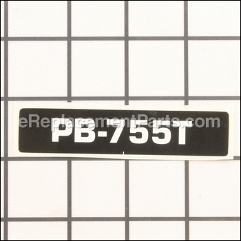 Label - Model -- Pb-755T - X503007320:Echo
