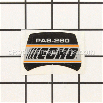 Label - Model - Pas-260 - X503000460:Echo