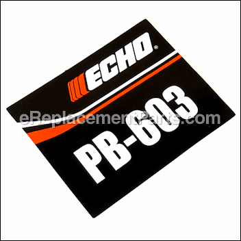 Label-model--pb-603 - X503002040:Echo