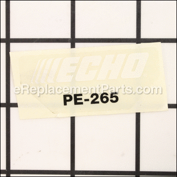Label-model Pe-265 - X547000620:Echo