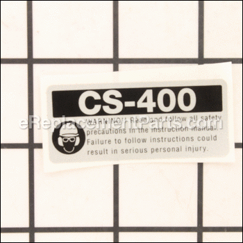 Label- Model-- Cs-400 - X503012850:Echo