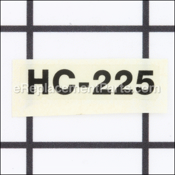 Label - Model -- Hc-225 - X503009190:Echo
