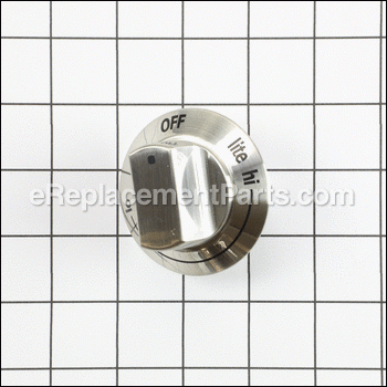 Knob,control,stainless,(4) - 318242225:Electrolux