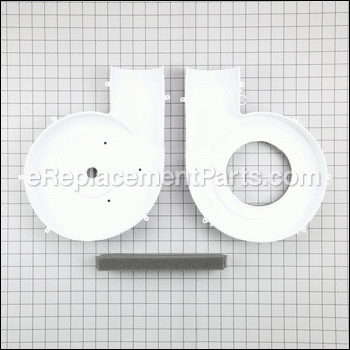 Blower Hsg Asmy, Front & Rear - 5304485558:Electrolux