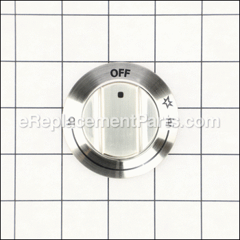 Knob,control,stainless,(5) - 318242252:Electrolux