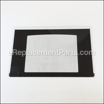 Glass,oven Door,black,w/foil - 316452717:Electrolux