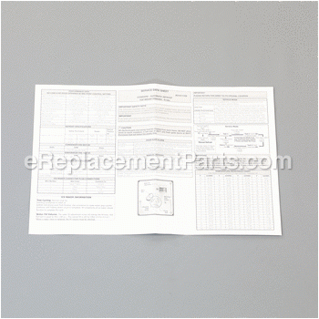 Sheet-service Data Tnf - 5304507254:Electrolux