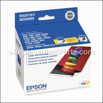 Tri-Color Ink Cartridge - S191089:Epson