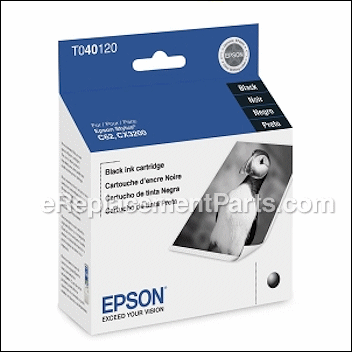 Black Ink Cartridge - T040120:Epson