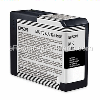 Ultrachrome Matte Black Ink Cartridge - T580800:Epson