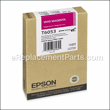 Ultrachrome Magenta Ink Cartridge - T605B00:Epson