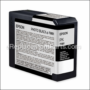 Ultrachrome Photo Black Ink Cartridge - T580100:Epson