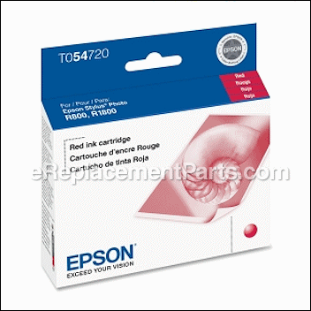 Red Ink Cartridge - T054720:Epson
