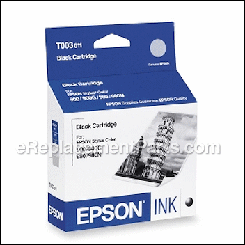 Black Ink Cartridge - T003011:Epson