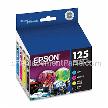 Durabrite Combo Pack Ink Cartridge - T125120-BCS:Epson