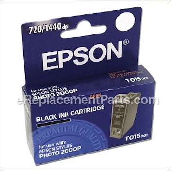 Black Ink Cartridge - T015201:Epson