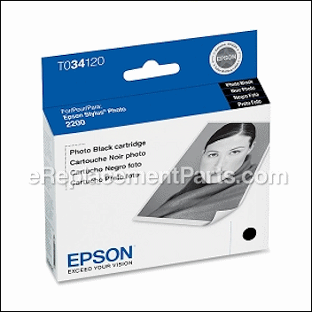 Photo Black Ink Cartridge - T034120:Epson