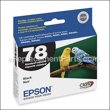 Black Ink Cartridge - T078120:Epson