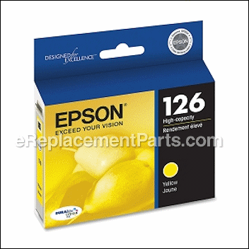 High-Capacity Yellow Ink Cartridge - T126420:Epson