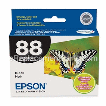 Black Ink Cartridge - T088120:Epson