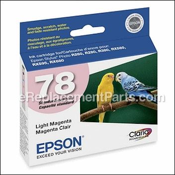 Light Magenta Ink Cartridge - T078620:Epson
