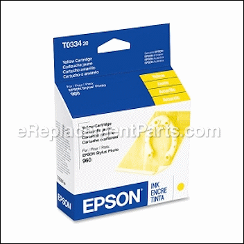 Yellow Ink Cartridge - T033420:Epson