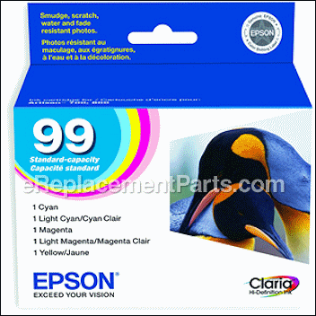 Claria Color Ink Cartridges - T099920:Epson