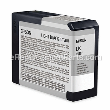 Ultrachrome Light Black Ink Cartridge - T580700:Epson