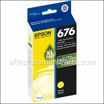 Durabrite Ultra Yellow Ink Cartridge - T676XL420:Epson