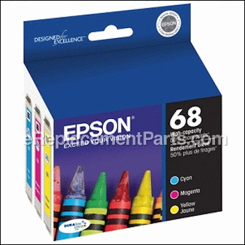 Tri-Color Ink Cartridge - T068520:Epson