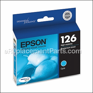 High-Capacity Cyan Ink Cartridge - T126220:Epson