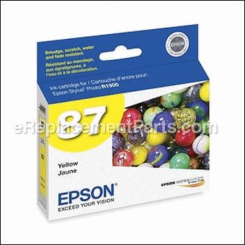 Ultrachrome Hi-Gloss 2 Pigment Yellow Ink Cartridge - T087420:Epson