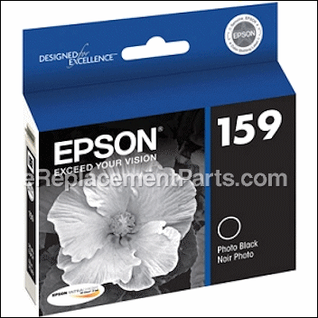 Ultrachrome Photo Black Ink Cartridge - T159120:Epson