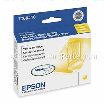 Yellow Ink Cartridge - T060420:Epson
