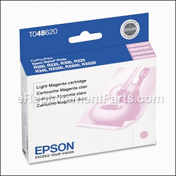 Light Magenta Ink Cartridge - T048620:Epson