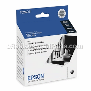 Black Ink Cartridge - T026201:Epson