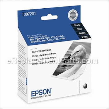 Black Ink Cartridge - T007201:Epson