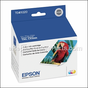 Tri-Color Ink Cartridge - T041020:Epson