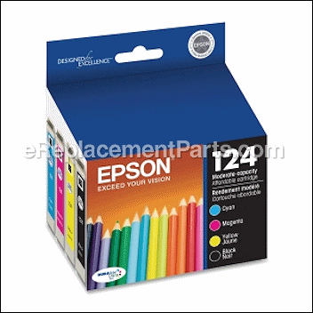 Durabrite Combo Pack Ink Cartridge - T124120-BCS:Epson