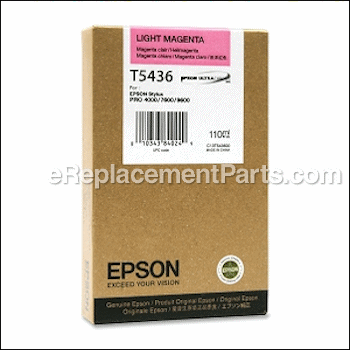 Ultrachrome Light Magenta Ink Cartridge - T543600:Epson