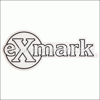 Decal-exmark Logo - 126-8819:eXmark