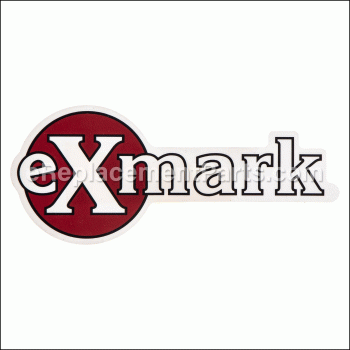 Decal-exmark Logo - 126-6575:eXmark
