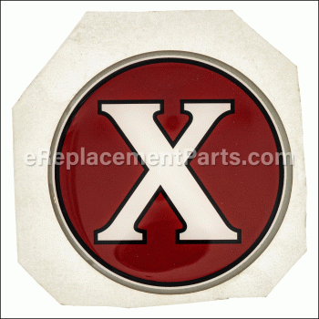 Decal-x Logo Badge 3 In - 135-2714:eXmark